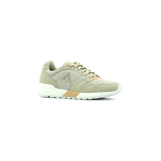 Le Coq Sportif Omega Metallic Gray Morn / Rose Gold - Chaussures Baskets Basses Femme